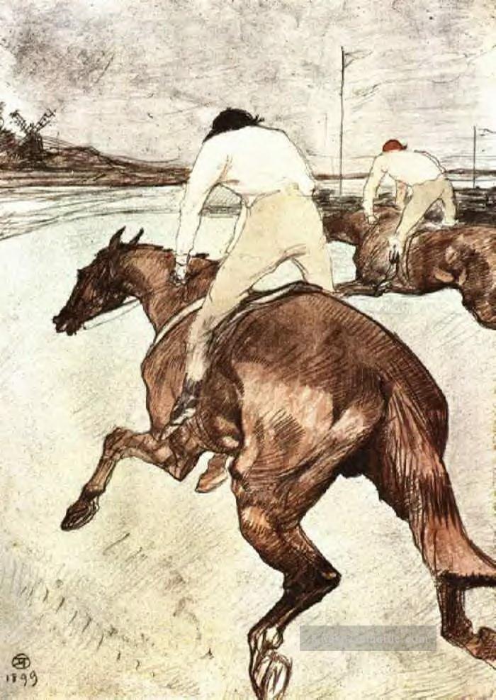 Jockey 1899 Toulouse Lautrec Henri de Ölgemälde